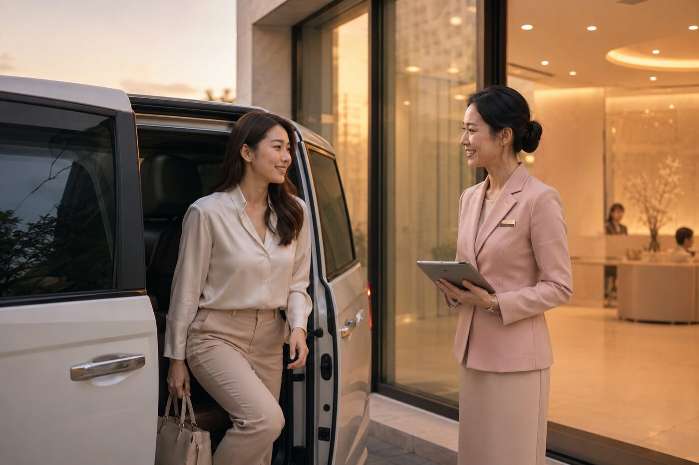 Airport pickup and clinic transfer with K-Young
