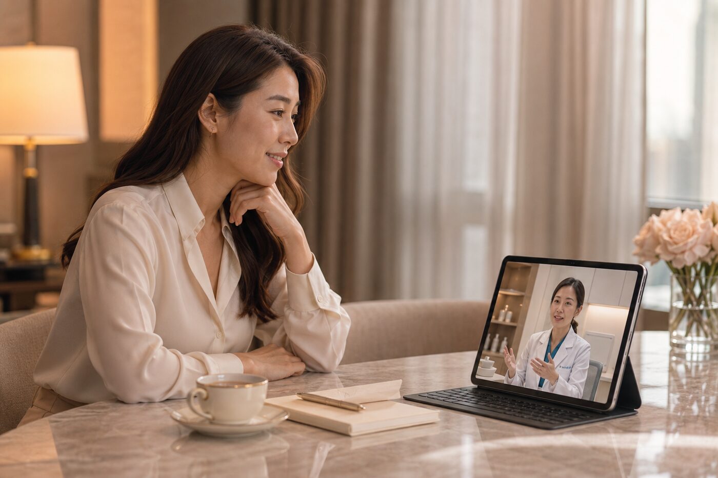 Free tele-consultation with a Korean doctor