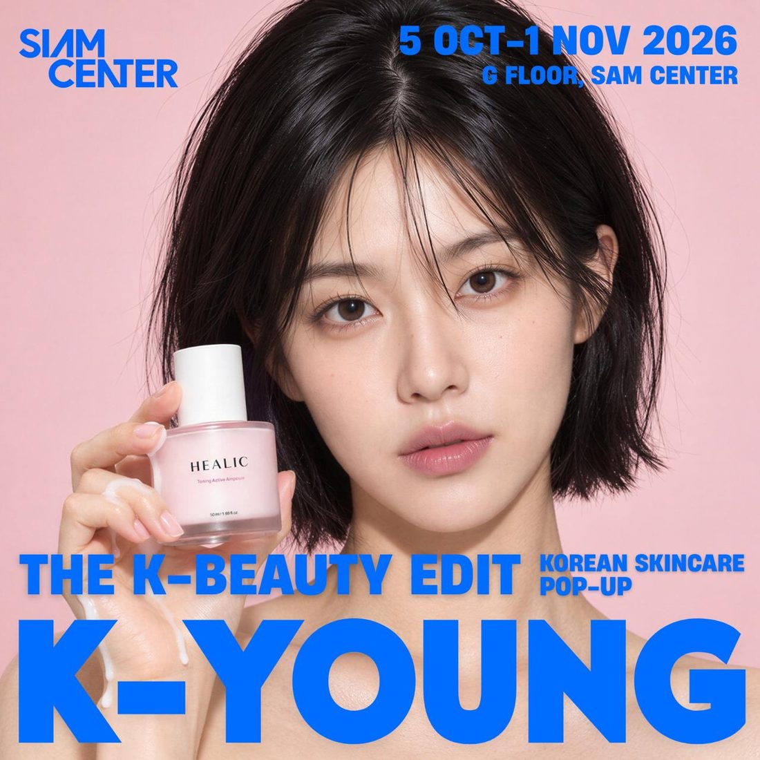 HEALIC Toning Active Ampoule — K-YOUNG pop-up poster