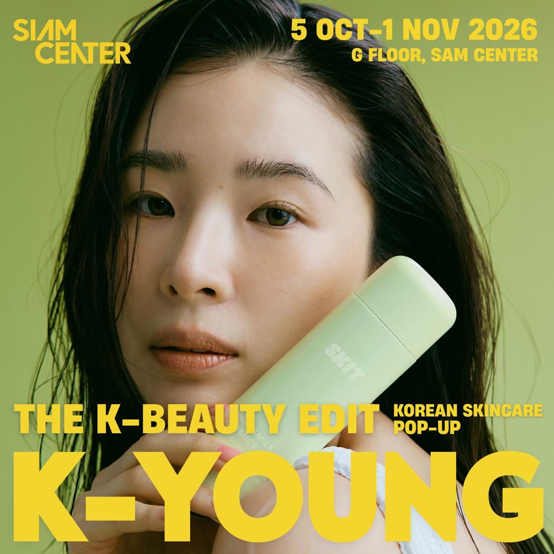 K-YOUNG The K-Beauty Edit — Korean skincare pop-up at Siam Center, 5 Oct – 1 Nov 2026